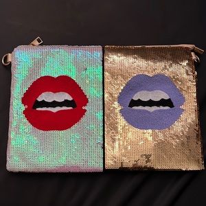 LIPS GLITTER BAG